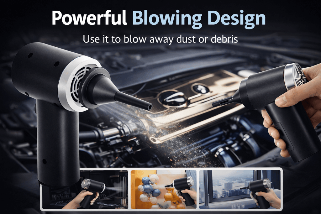 Portable Wireless Mini Vacuum Cleaner – Car & Keyboard Dust Cleaner