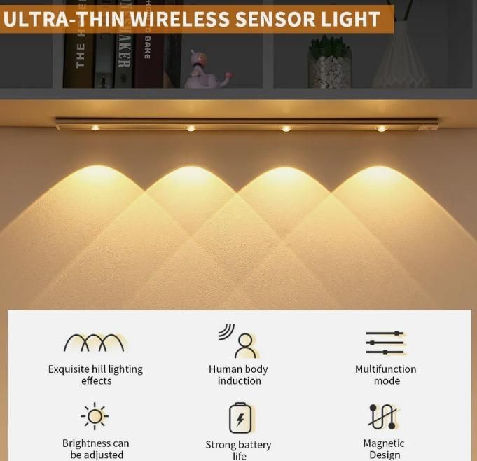Smart Motion Sensor LED Cabinet Light